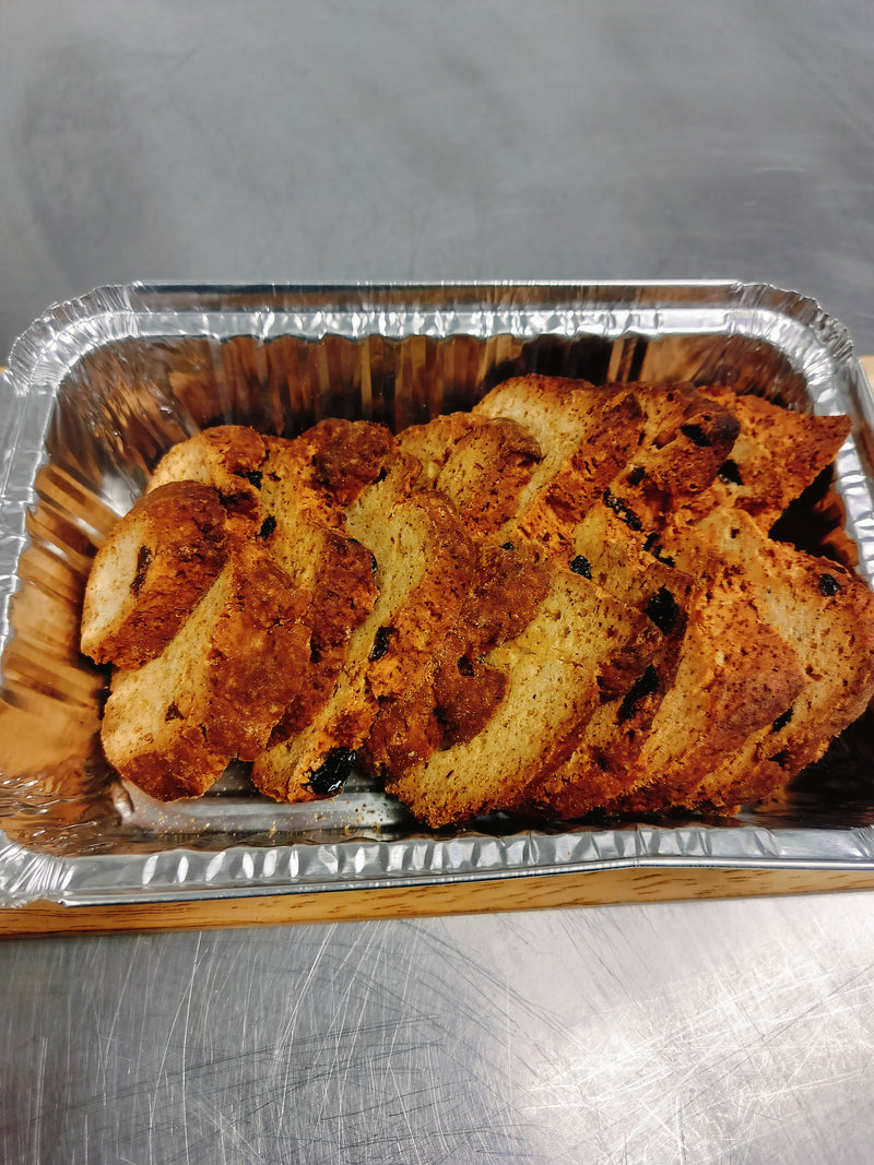 A Tray Of Soda Bread Biscotti