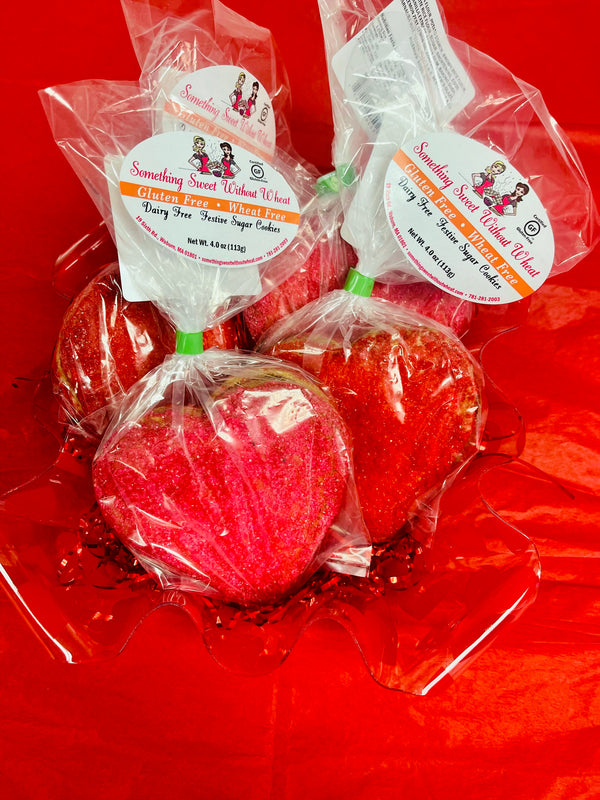 Heart Shape Sugar Cookies (4 per pack)